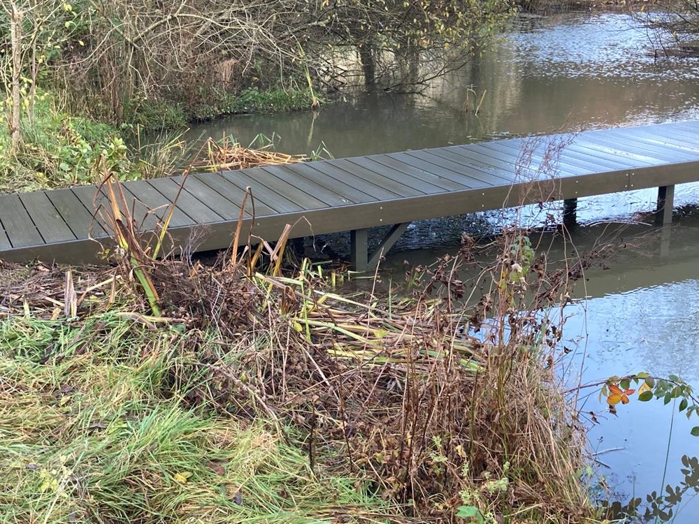 Jetty to blend into surroundings